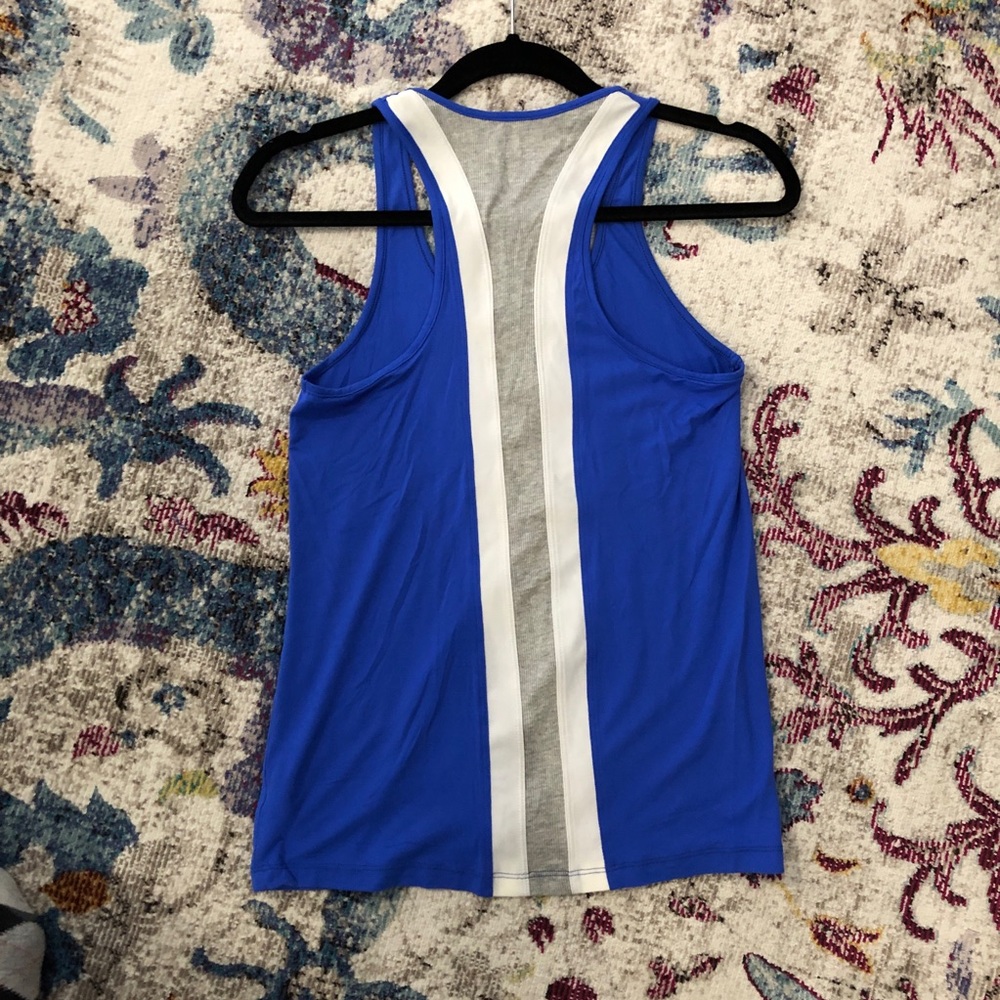 Splits59 blue racer back tank